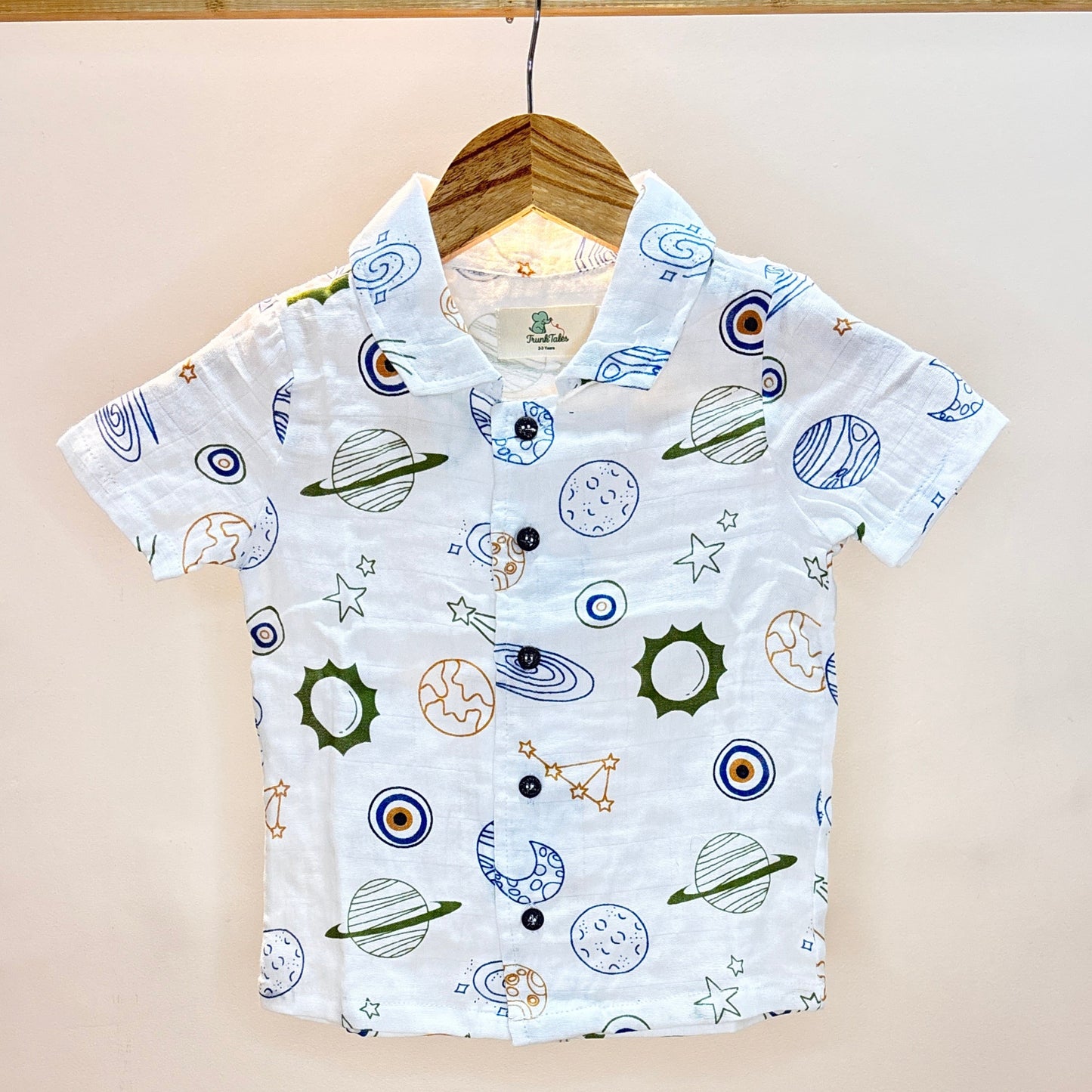 Organic Muslin Coord Set - Space