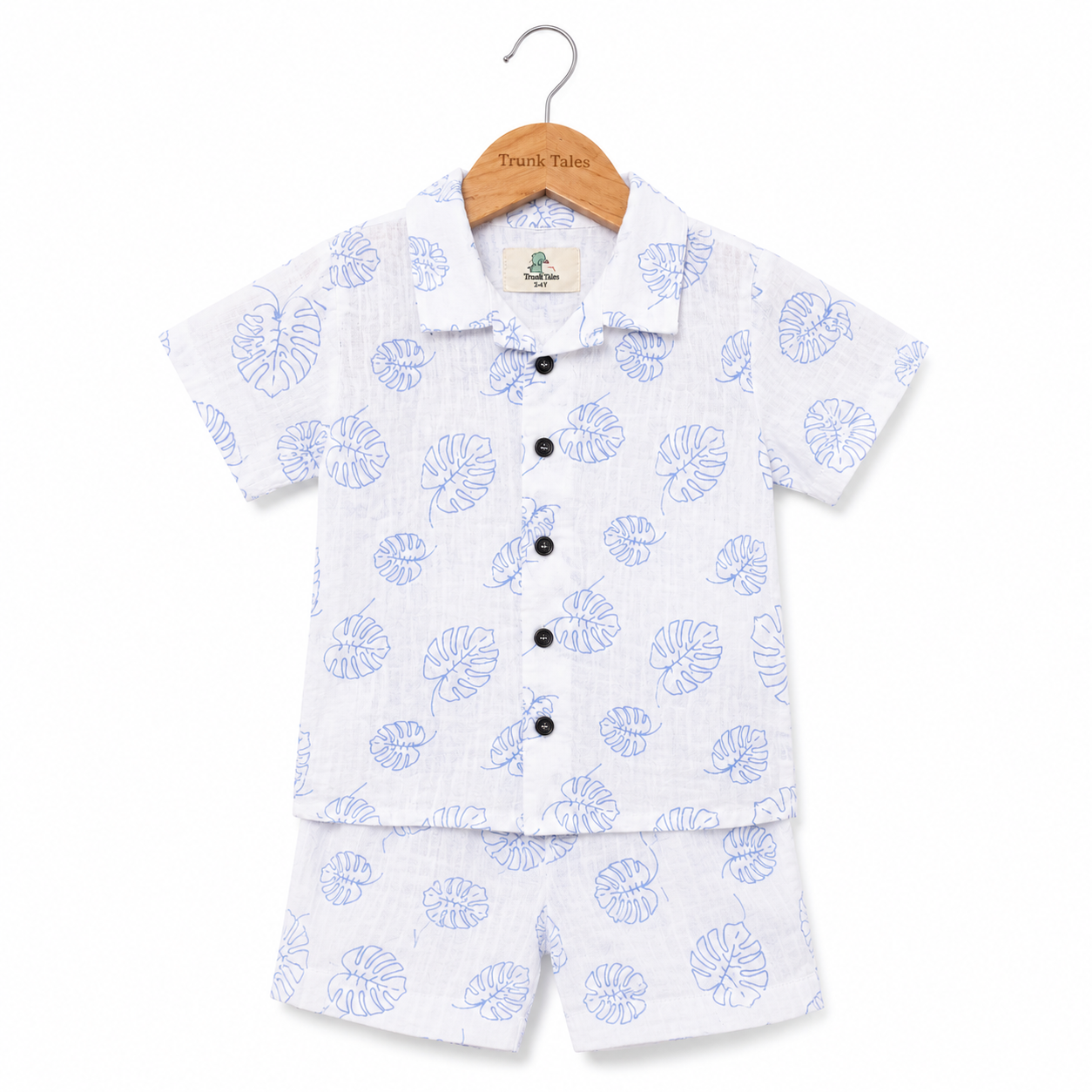 Organic Muslin Coord Set - Tropical