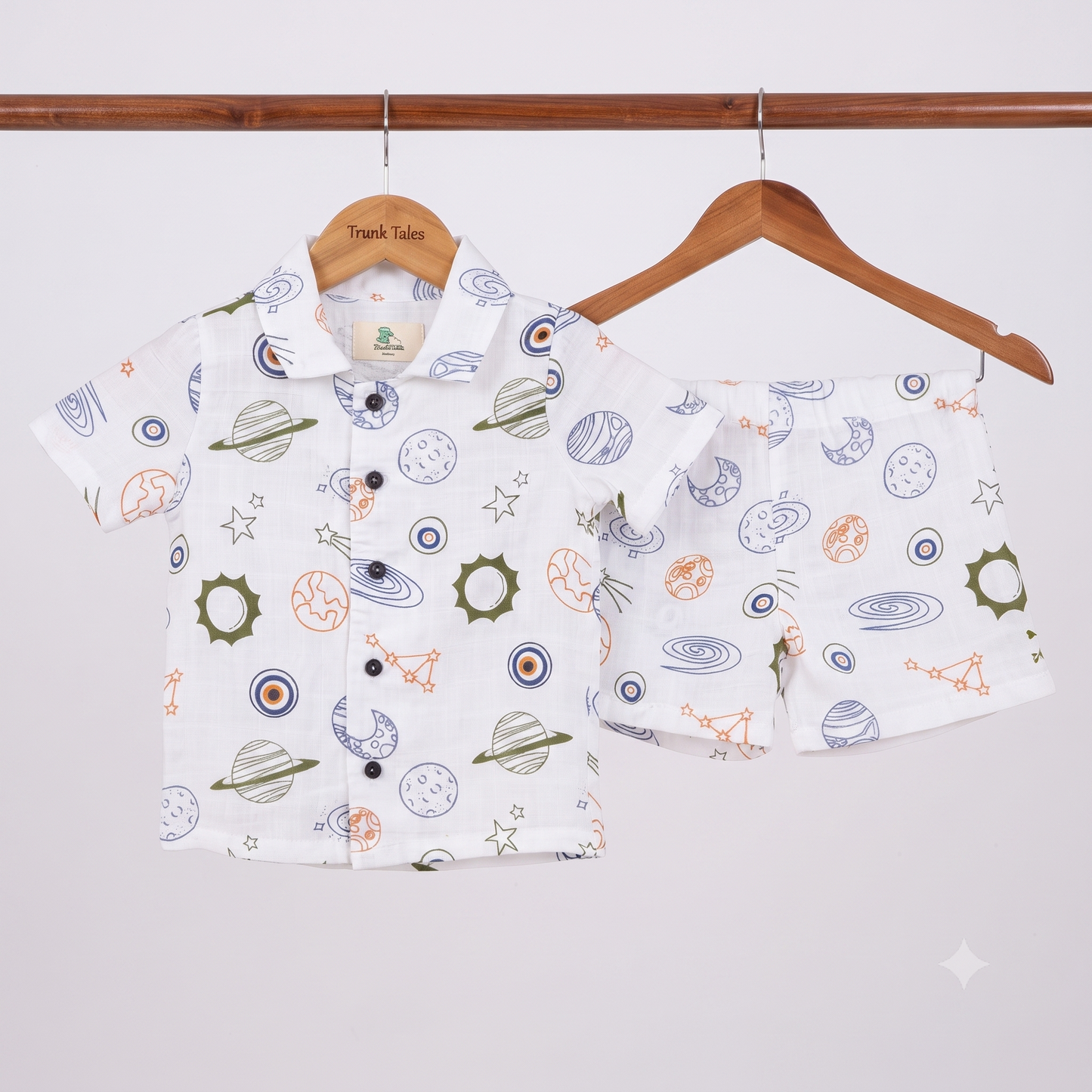 Organic Muslin Coord Set - Space