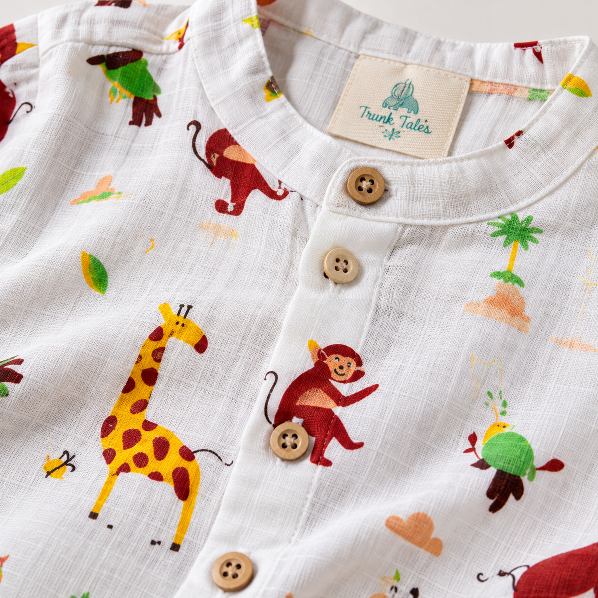 Jungle - Muslin Full Sleeve Sleep Suit