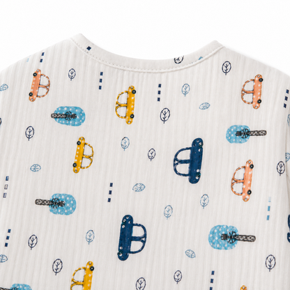 City - Muslin Full Sleeve Sleep Suit for kids (Unisex)