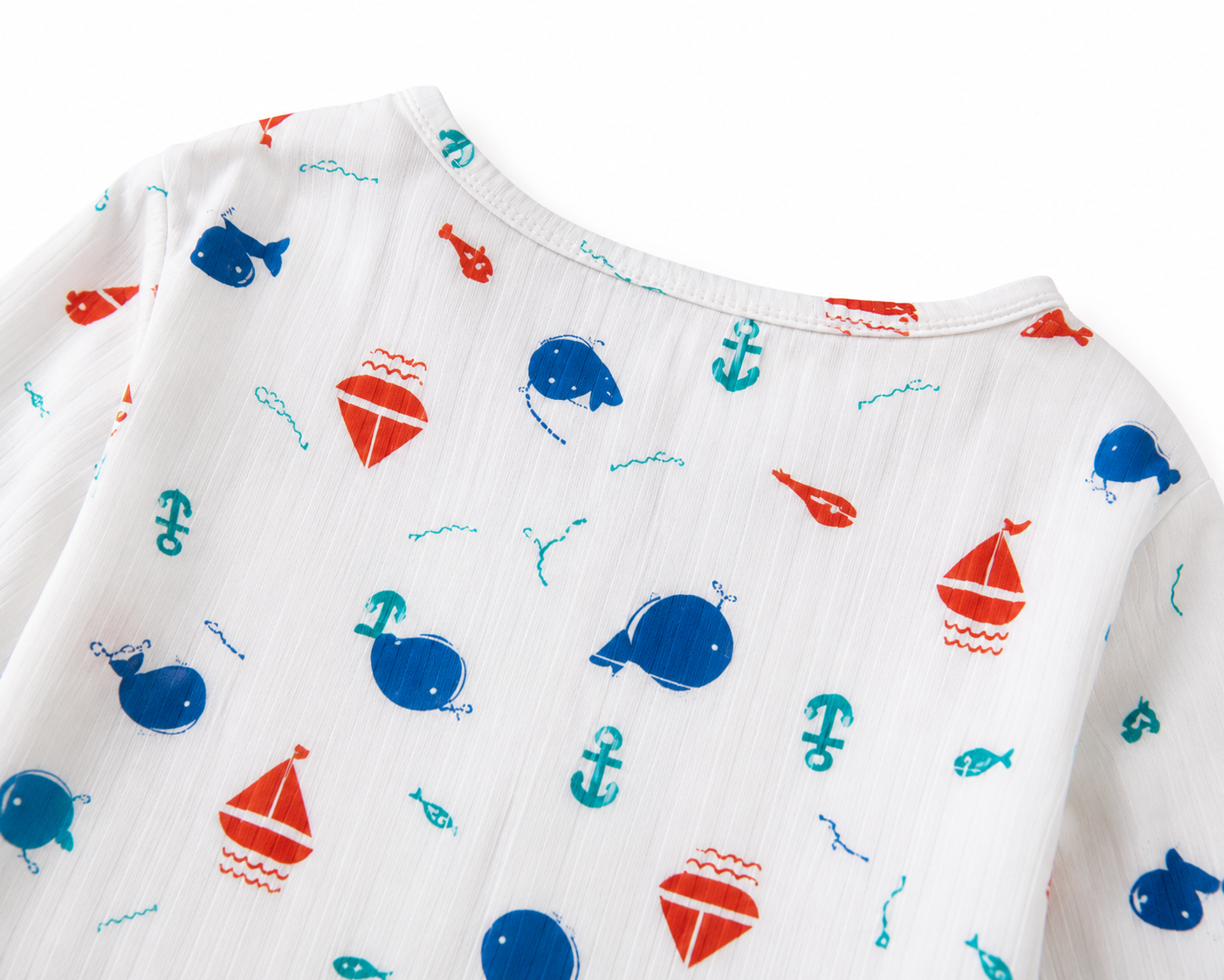 Dolphin - Muslin Full Sleeve Sleep Suit for kids (Unisex)