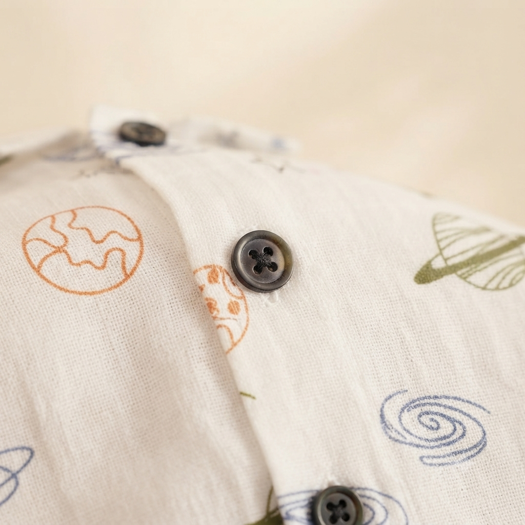 Organic Muslin Coord Set - Space