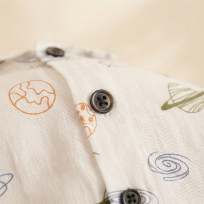 Organic Muslin Coord Set - Space