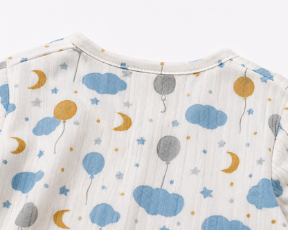 Balloons - Muslin Full Sleeve Sleep Suit for kids (Unisex)