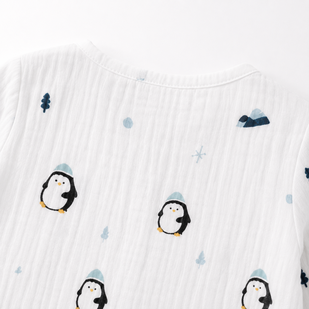 Penguin - Muslin Full Sleeve Sleep Suit for kids (Unisex)