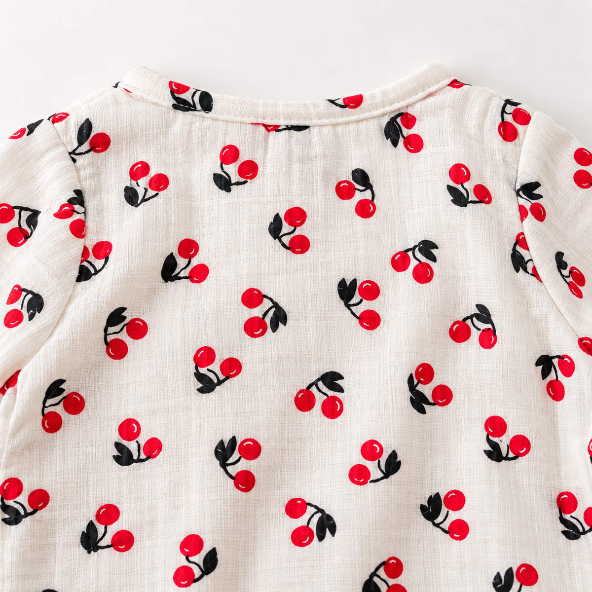 Cherry - Muslin Full Sleeve Sleep Suit