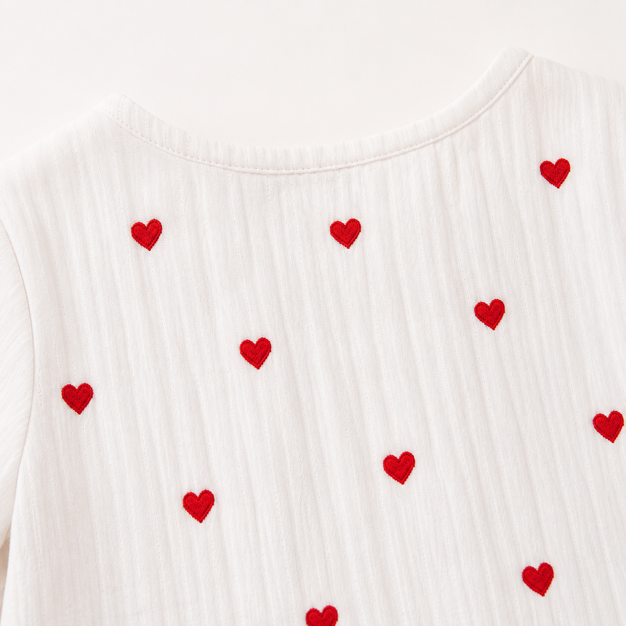 Hearts - Muslin Full Sleeve Sleep Suit
