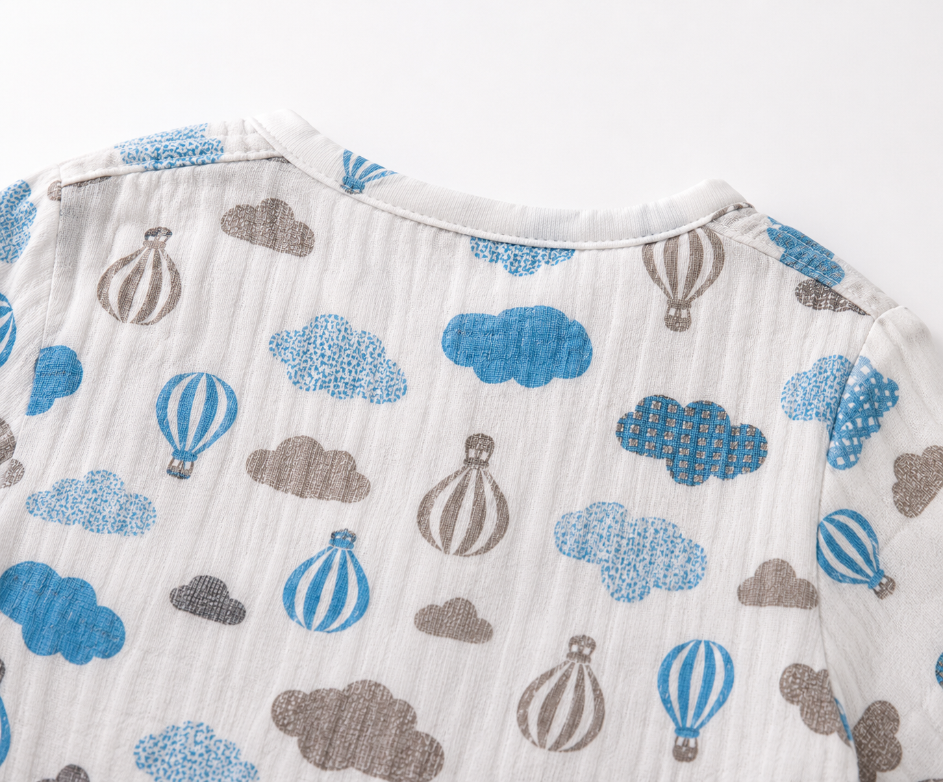Hot Air Balloon - Muslin Full Sleeve Sleep Suit for kids (Unisex)