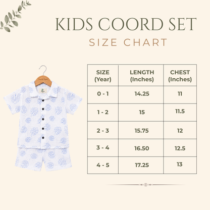 Organic Muslin Coord Set - Tropical
