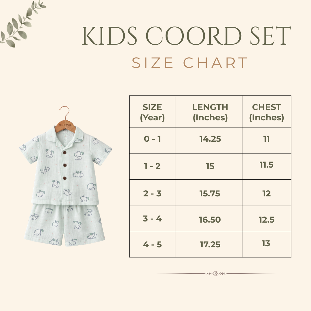 Muslin Coord Set - Doggy