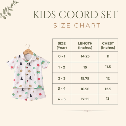 Muslin Coord Set - Elephant