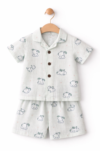 Muslin Coord Set - Doggy