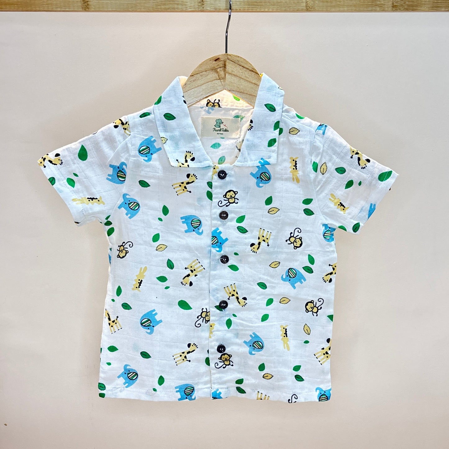 Organic Muslin Coord Set - Animals