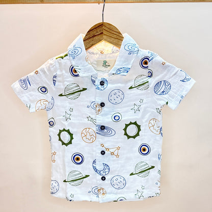 Organic Muslin Coord Set - Space