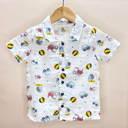 Organic Muslin Coord Set - Engineer