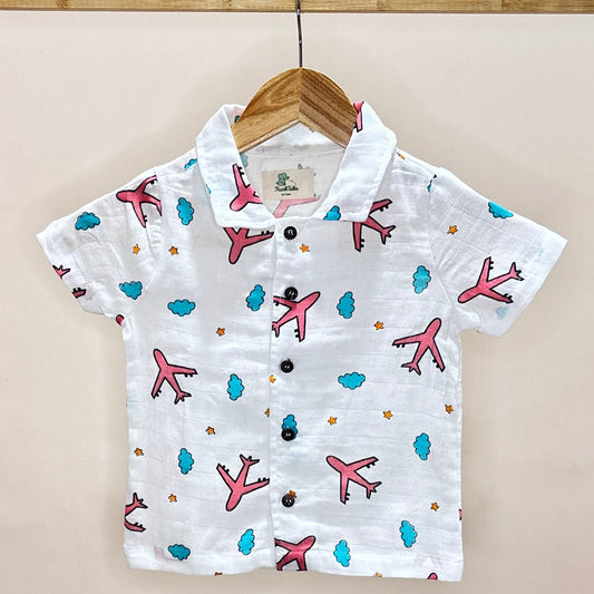 Muslin Shirt - Aeroplane