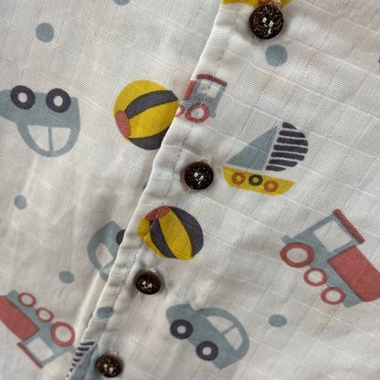 Organic Muslin Coord Set - Engineer