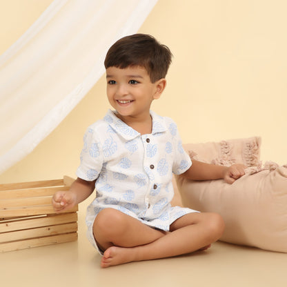 Muslin Coord Set Combo - Yellow & Tropical